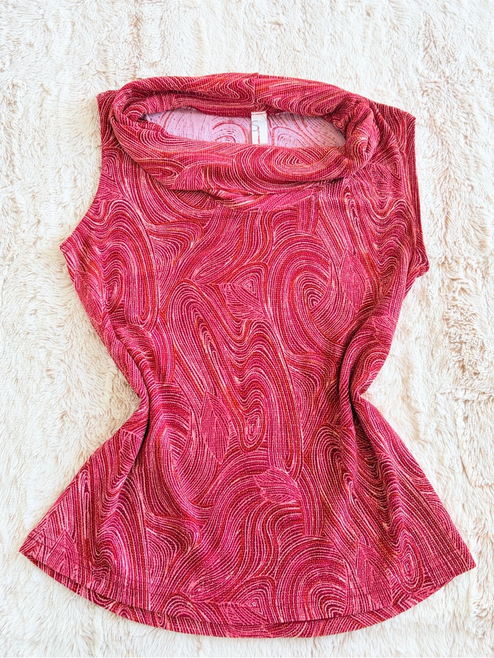 ✨ Vintage Y2K Suzy Shier Glitter Cowl Neck Top Going Out Canadian Disco McBling